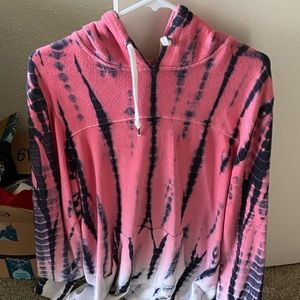 Pink and white Empyre hoodie